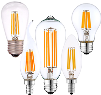 Filament LED Light Bulbs