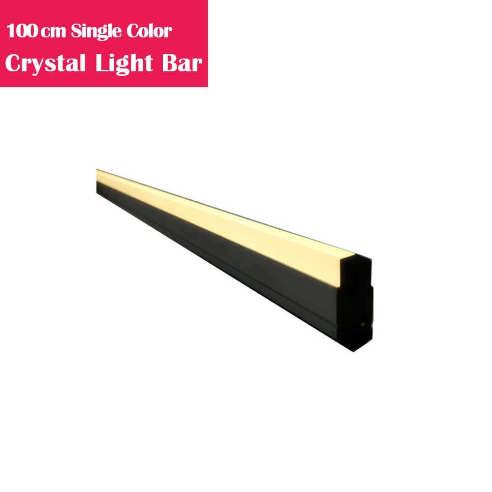 100cm Single Color LED Linear Suspended Dinning Light-Crystal Acrylic Lens Aluminum LED Light Strip