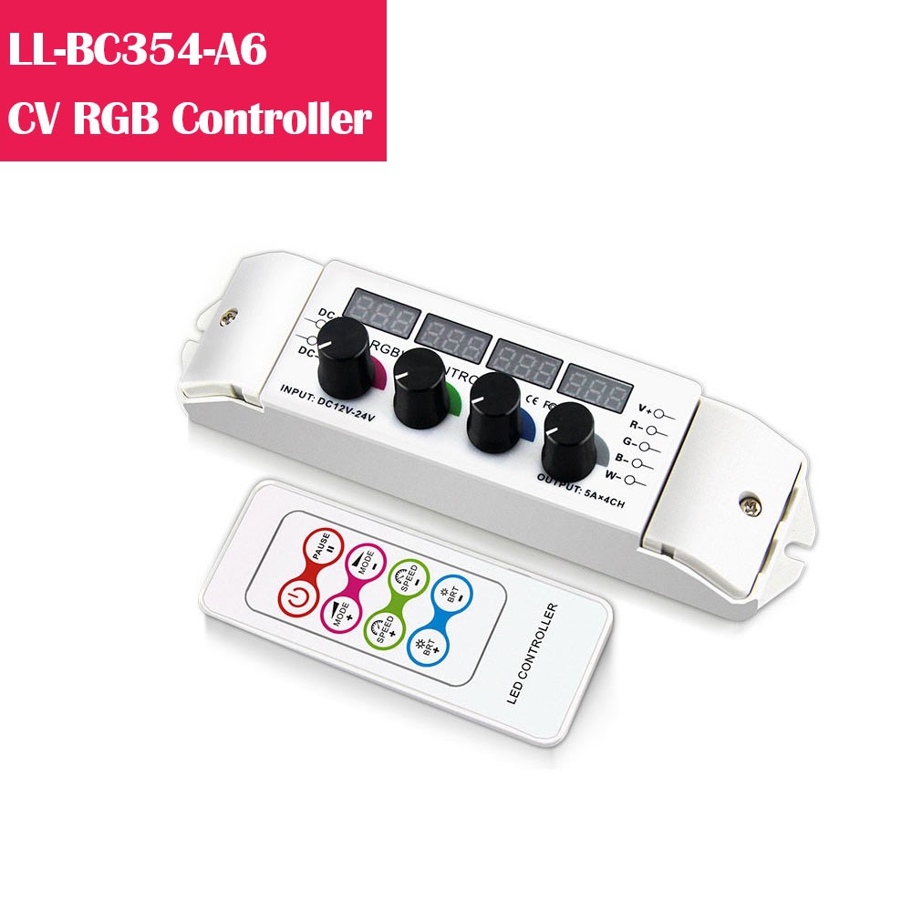 BC354  RGB Color Changing 12-24V Low Voltage LED Controller