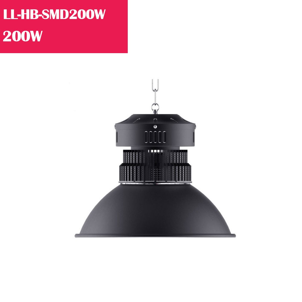 200W High Power Fin Heat Sink LED IP44 Waterproof  LED High Bay Light with Aluminum Reflector