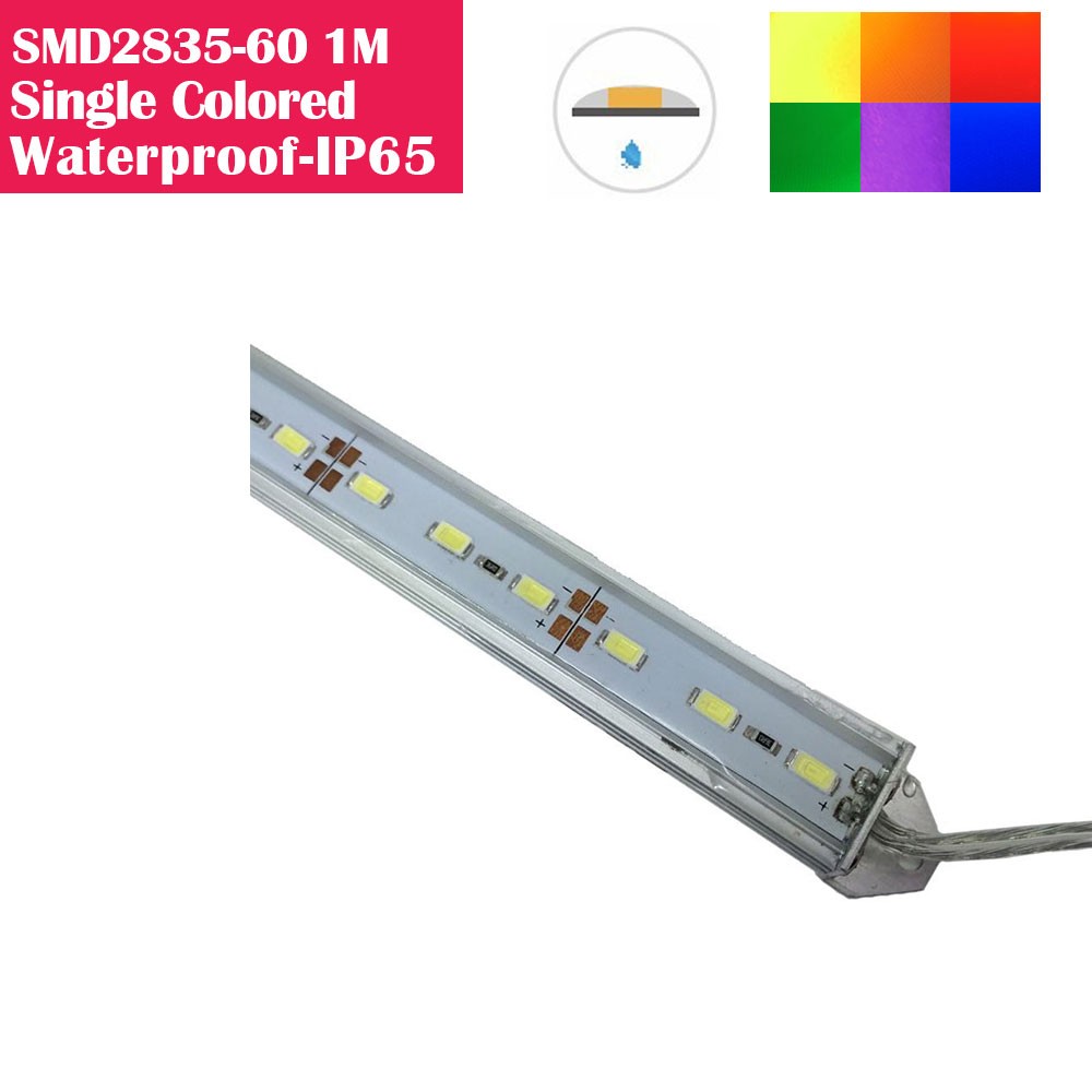DC 12V Waterproof IP65 SMD2835 3.3(1M) 60LED 12W PCB 18MM Width Rigid LED Light Strip