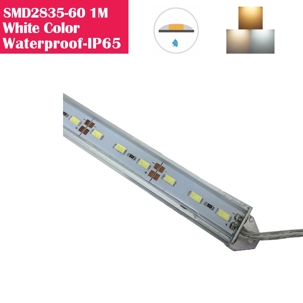 DC 12V Waterproof IP65 SMD2835 3.3(1M) 60LED 12W PCB 18MM Width Rigid LED Light Strip
