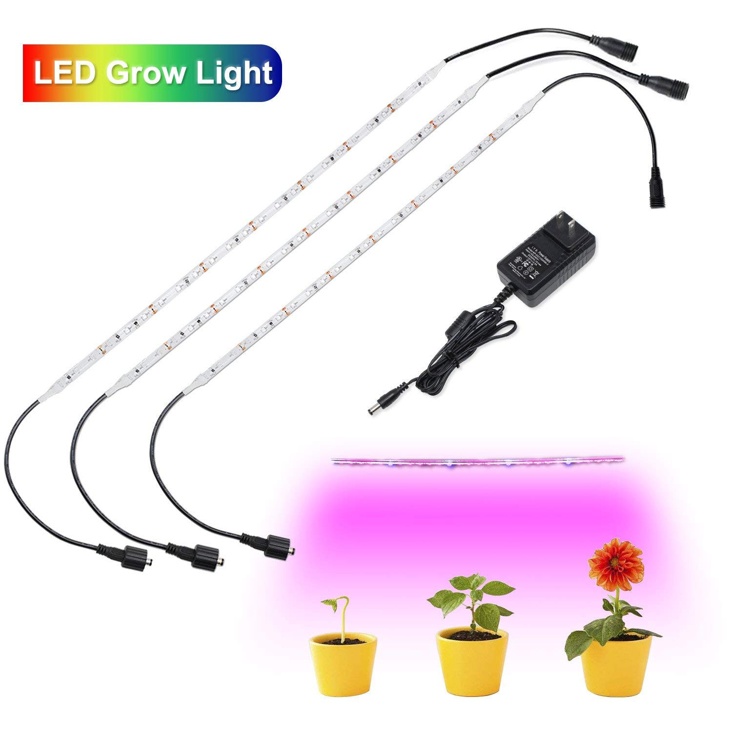 LED Grow Light Plant Growing Lamp LED Strip Lights For Indoor Plants Hydroponics 