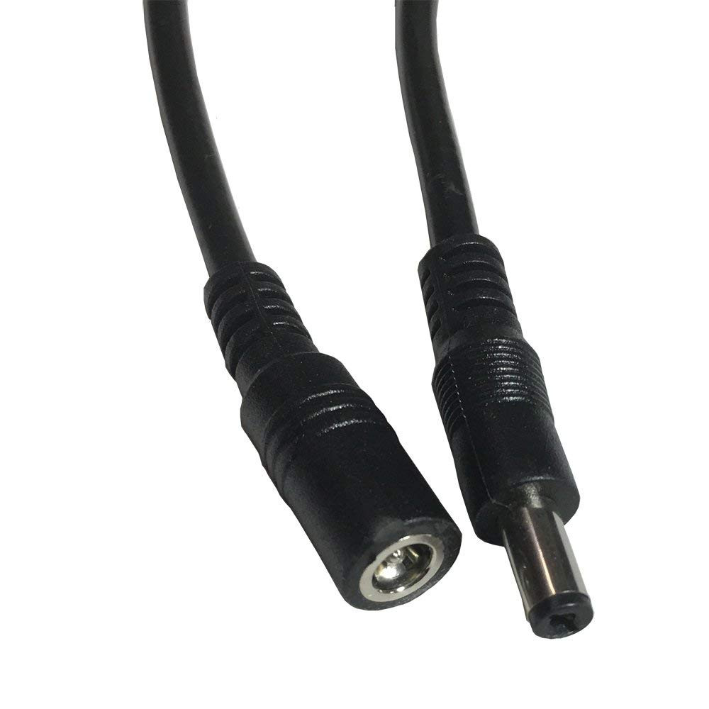 12V DC Power Cable Extension Cord Adapter Female to Male Plug 5.5