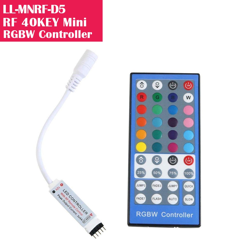 RF 40KEY Wireless Mini RGBW  Controller