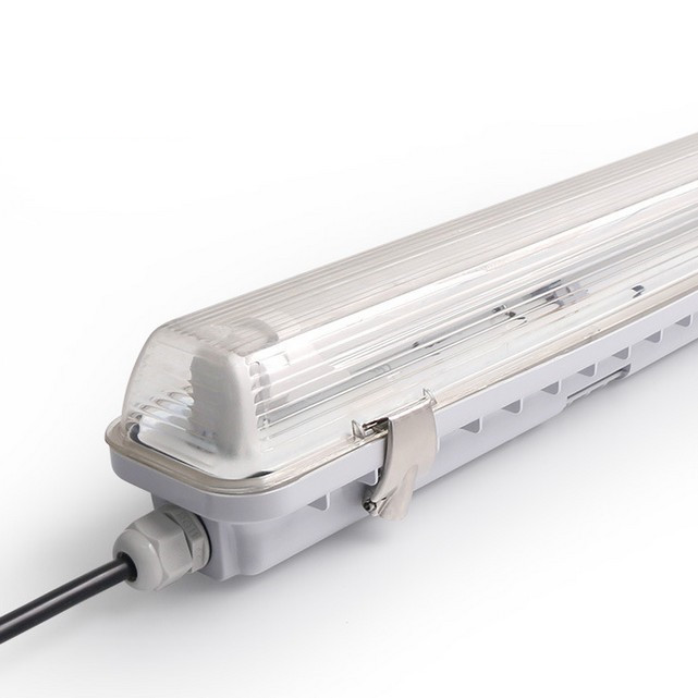 HiSPEC 5ft Non Corrosive Twin LED T8 Tube 2x 23W Fitting Batten Lamp IP65 Light 