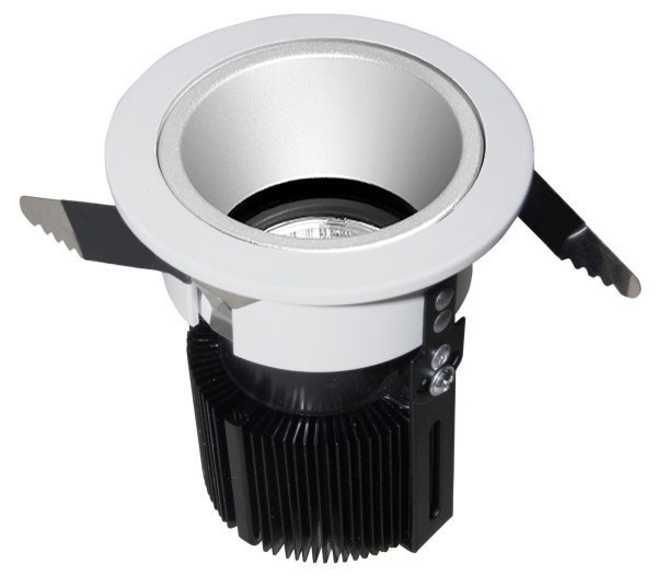 15W   2.95Inch  CutoutФ75mm Adjustable Recessed Roof Mounting LED Downlights White   Inner reflector