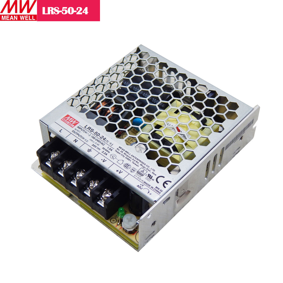 24V 2.2Amp 52.8W MEANWELL UL Certificated LRS series Switching Power Supply