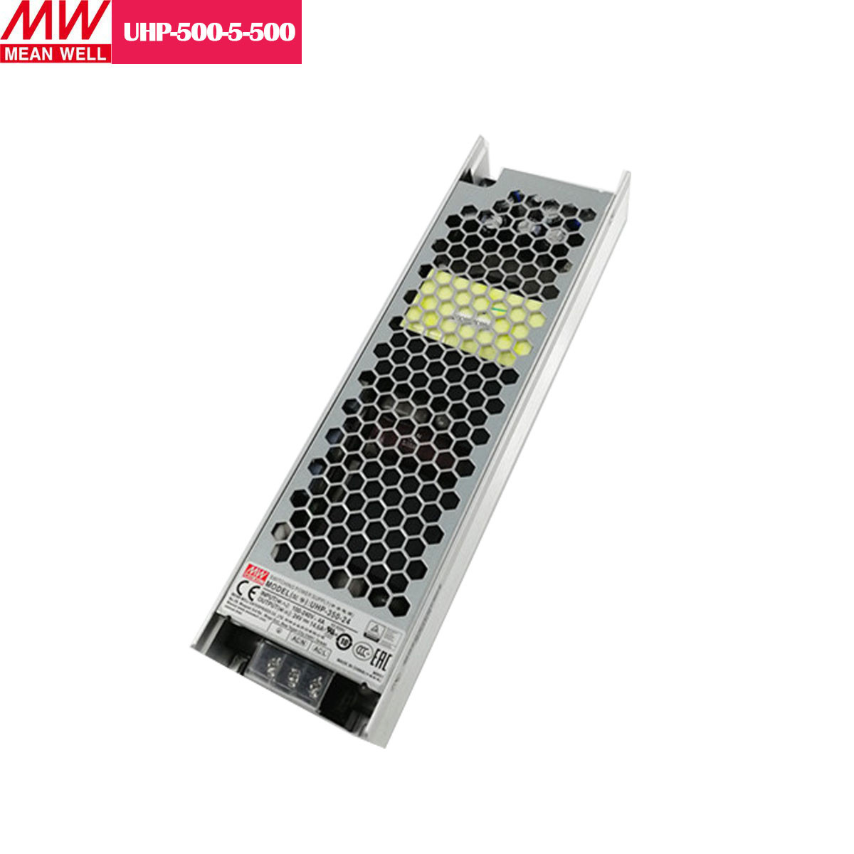 MeanWell 500W Slim Type with PFC Switching Power Supply UHP-500R