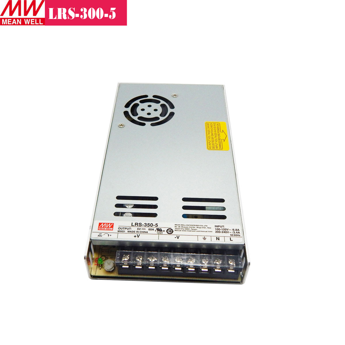 5V 60Amp 300W MEANWELL UL Certificated LRS series Switching Power Supply