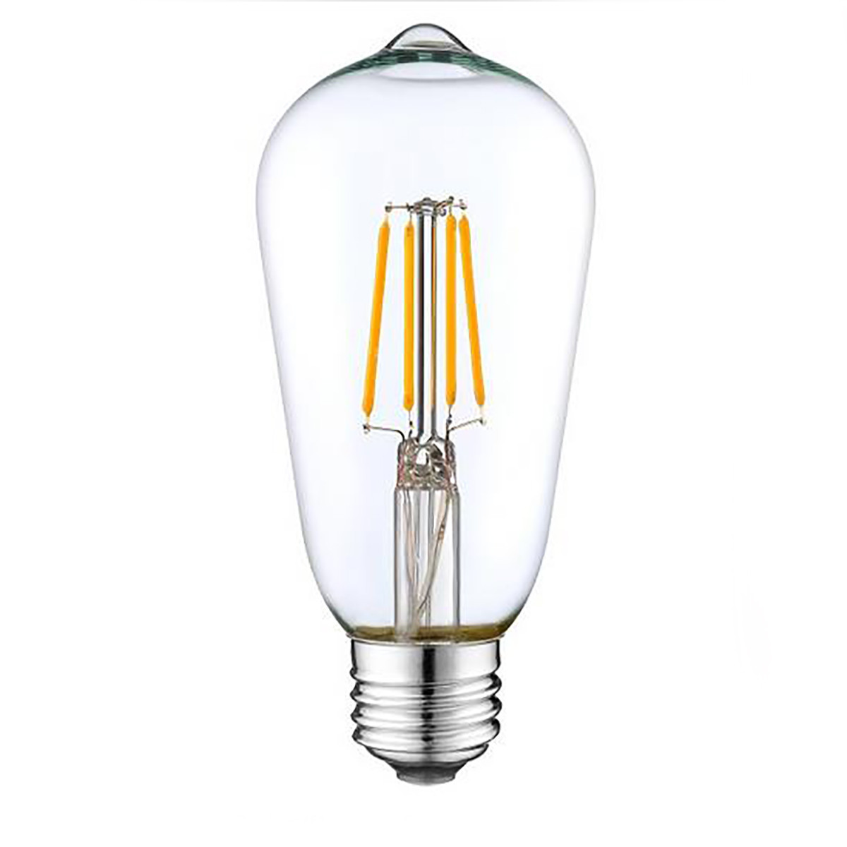 4W Filament LED T-Shape Light Bulb Light ST48 Chandelier Bulb with E26 Base 40W Equivalent Halogen Replacement