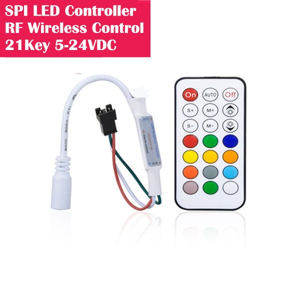 Dream Color Controller 14/21 Keys 17Key RF Remote Control DC5V-24V WS2811 Strip 