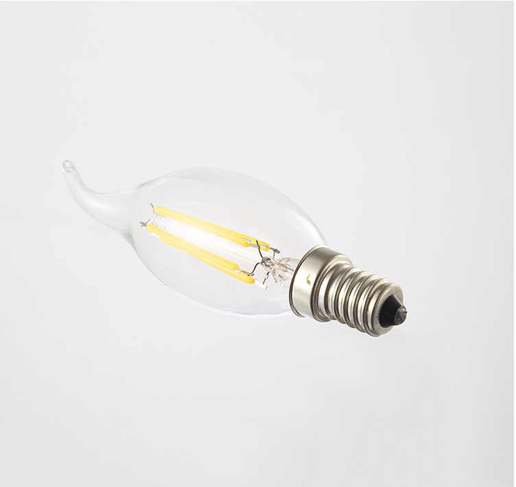 FLAIR LED Kerzenlampe C35 E14/2W rot