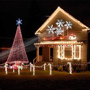 Christmas Light Projector For Landscape Garden Holiday Party